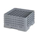 Cambro Camrack Soft Gray Full Size 49 Compartment Glass Rack, 19 3/4 x 19 3/4 x 10 1/2 inch -- 2 per case.