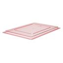 Cambro Camwear Safety Red Full Size Flat Lid for Food Boxes, 26 x 18 inch -- 6 per case.
