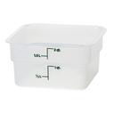 Translucent 7 1/4in X 7 1/4in X 3 7/8in Camsquare Food Storage Containers - 2 Quart -- 6 Each