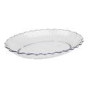 Cambro Deli Oval Platter, Clear, 15 x 12 inch -- 6 per case.