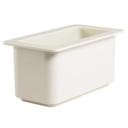 Coldfest One Third Size Food Pan, White, 6 11/16 x 12 3/4 x 6 inch -- 1each.