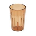 Cambro Newport Plastic Tumbler, Amber, 6.4 Ounce -- 36 per case.