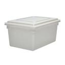 White Cambro Full Size Poly Box, 18 x 26 x 12 inch -- 4 per case.