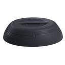 Cambro Black Shoreline Low Profile Insulated Dome Cover for Camduction Complete Heat System, 10 1/4 inch Dia. x 2 3/4 inch Height -- 12 per case.