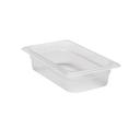 Cambro Translucent Polypropylene Fourth Size Food Pan, 2 1/2 inch Depth -- 6 per case.