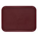 Cambro Dark Cranberry Camwear Rectangular Non-Skid Tray, 15 x 20 inch -- 12 per case.