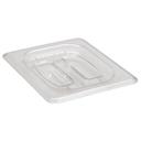 Cambro Camwear Clear Eighth Size Cover with Handle for Food Pan, 6 3/8 x 5 1/4 inch -- 6 per case.