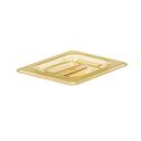 Cambro Camwear Amber Eighth Size Cover with Handle for High Heat X- Pan and H-Pan, 6 3/8 x 5 1/4 inch -- 6 per case.