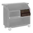 Cambro Dark Brown 5 Bottle Speed Rail for Small Portable Beverage Bar CamBar.