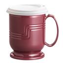 White Cambro Shoreline Collection SipLids Disposable Lid Only, 3 1/2 inch Diameter -- 1000 per case.