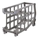 Cambro Brushed Graphite Ultimate Single Number 10 Can Rack, 26 x 9.25 x 15.5 inch