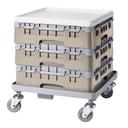 Cambro Camrack Polypropylene Beige Full Size with 1 Extender Base Rack, 19 3/4 x 9 7/8 x 5 5/8 inch -- 5 per case.