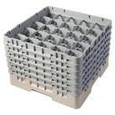 Cambro Camrack Polypropylene Beige Full Size 25 Compartment Glass Rack, 11 3/4 inch -- 2 per case.