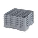 Soft Gray Cambro Grey 36-Compartment Camrack Only, 19 3/4 x 19 3/4 x 10 1/2 inch -- 2 per case