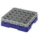 Cambro Camrack Polypropylene Navy Blue Full Size 25 Compartment Glass Rack, 4 1/2 inch -- 5 per case.