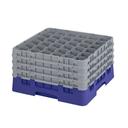 Cambro Camrack Polypropylene Navy Blue Full Size 36 Compartment Glass Rack, 9 3/8 inch -- 2 per case.