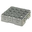 Soft Gray Cambro Grey 16-Compartment Camrack Only, 19 3/4 x 19 3/4 x 5 5/8 inch -- 5 per case