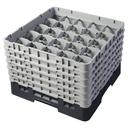 Cambro Camrack Polypropylene Black Full Size 25 Compartment Glass Rack, 11 3/4 inch -- 2 per case.