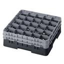 Cambro Camrack Polypropylene Black Full Size 25 Compartment Glass Rack, 6 1/8 inch -- 4 per case.