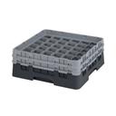 Cambro Camrack Polypropylene Black Full Size 36 Compartment Glass Rack, 5 1/4 inch -- 4 per case.