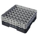 Cambro Camrack Polypropylene Black Full Size 49 Compartment Glass Rack, 5 1/4 inch -- 4 per case.