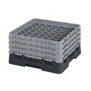 Cambro Camrack Polypropylene Black Full Size 49 Compartment Glass Rack, 8 1/2 inch -- 2 per case.