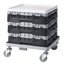 Cambro Camrack Polypropylene Black Full Size with 1 Extender Base Rack, 19 3/4 x 9 7/8 x 5 5/8 inch -- 5 per case.