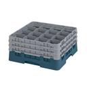 Cambro Camrack Polypropylene Teal Full Size 16 Compartment Glass Rack, 7 3/4 inch -- 3 per case.