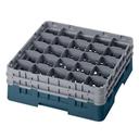 Cambro Camrack Polypropylene Teal Full Size 25 Compartment Glass Rack, 6 1/8 inch -- 4 per case.