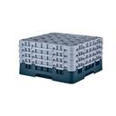 Cambro Camrack Polypropylene Teal Full Size 25 Compartment Glass Rack, 9 3/8 inch -- 2 per case.