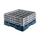 Cambro Camrack Polypropylene Teal Full Size 36 Compartment Glass Rack, 6 1/8 inch -- 4 per case.