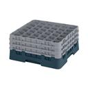 Cambro Camrack Polypropylene Teal Full Size 36 Compartment Glass Rack, 7 3/4 inch -- 3 per case.