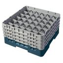 Cambro Camrack Polypropylene Teal Full Size 36 Compartment Glass Rack, 8 1/2 inch -- 2 per case.