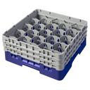 Cambro Camrack Polypropylene Navy Blue Full Size 20 Compartment Glass Rack, 6 7/8 inch -- 3 per case.