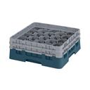 Cambro Camrack Polypropylene Teal Full Size 20 Compartment Glass Rack, 5 1/4 inch -- 4 per case.