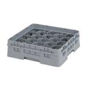 Cambro Camrack Polypropylene Soft Gray Full Size 20 Compartment Glass Rack, 3 5/8 inch -- 5 per case.