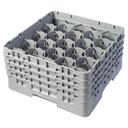 Cambro Camrack Polypropylene Soft Gray Full Size 20 Compartment Glass Rack, 8 1/2 inch -- 2 per case.