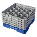 Cambro Camrack Polypropylene Blue Full Size 20 Compartment Glass Rack, 10 1/8 inch -- 2 per case.