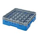 Cambro Camrack Polypropylene Blue Full Size 30 Compartment Glass Rack, 3 5/8 inch -- 5 per case.