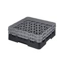 Cambro Camrack Polypropylene Black Full Size 30 Compartment Glass Rack, 5 1/4 inch -- 4 per case.