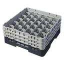 Cambro Camrack Polypropylene Black Full Size 30 Compartment Glass Rack, 6 7/8 inch -- 3 per case.