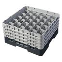 Cambro Camrack Polypropylene Black Full Size 30 Compartment Glass Rack, 8 1/2 inch -- 2 per case.