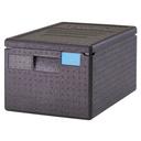 Cambro Cam GoBox Black Insulated Top Loading Food Pan Carrier, 23.6 x 15.7 x 12.4 inch