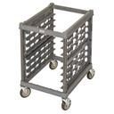 Cambro Camshelving Brushed Graphite Undercounter Ultimate Sheet Pan Rack with 3 inch Rail Spacing and Metal Caster, 30.87 x 23.25 x 33.13 inch