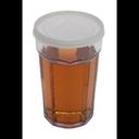Cambro Translucent Disposable CamLid for Fits Laguna Tumbler LT8, 8 Ounce -- 2000 per case.