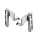 Cambro Speckled Gray 8 Sets Corner Connector for 4 Shelves -- 8 sets per case.