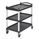 Cambro Kd Utility Cart with 5 inch Caster, Black.