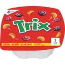 Trix 25 Percent Less Sugar Cereal, 1 Ounce -- 96 per case.