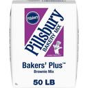 Pillsbury Bakers Plus Brownie Mix, 50 Pound -- 1 Case
