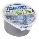Kraft Philadelphia Chive and Onion Cream Cheese - Cup, 1 Ounce -- 100 per case.